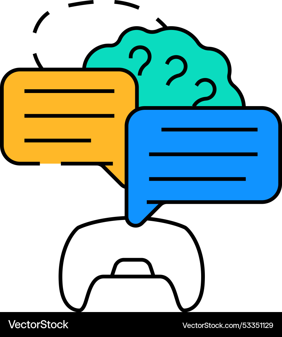 Community game development icon color vector image