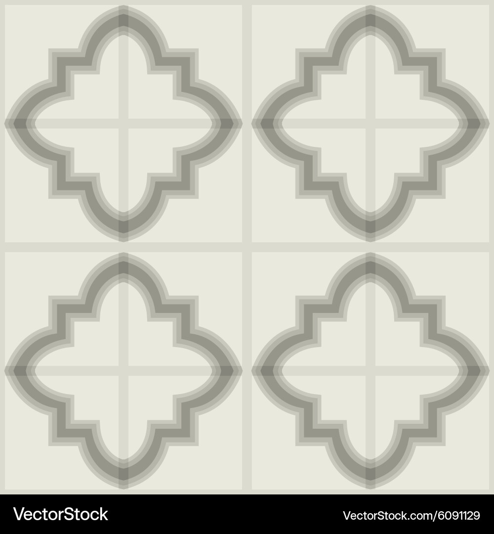 Moroccan Tile Pattern Vector Image