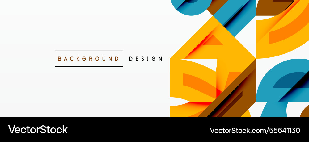 Abstract geometric background with shapes Abstract geometric background with shapes vector image