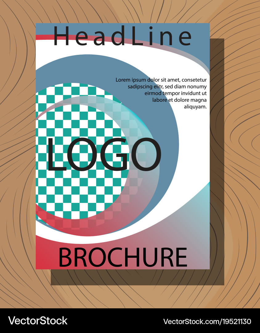 Abstract layout background set for art template Vector Image
