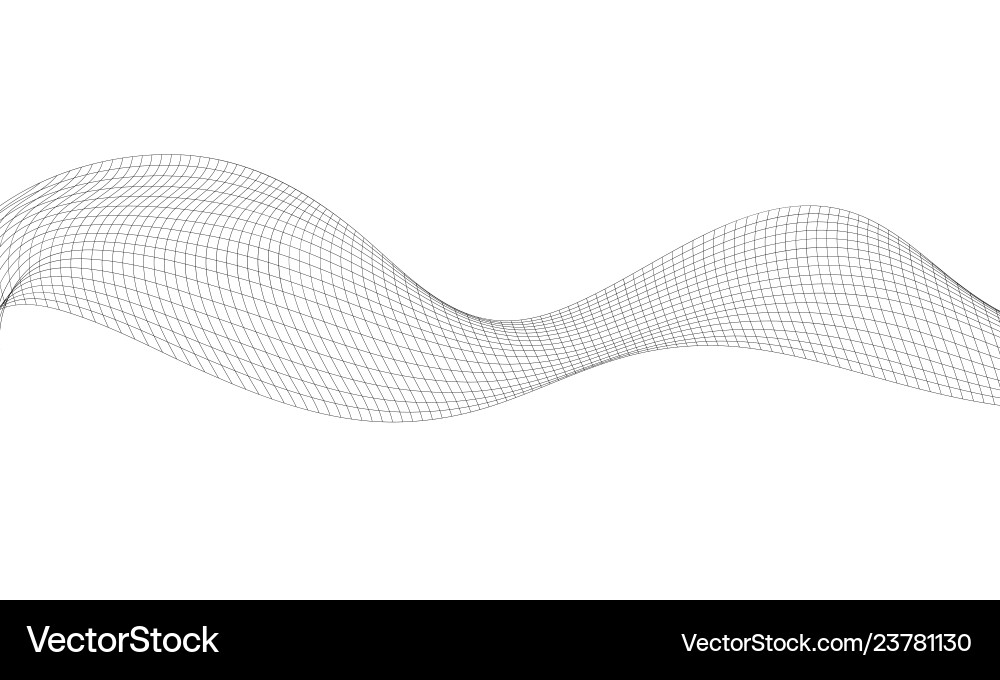 Abstract Wave Frequency Pattern vector image