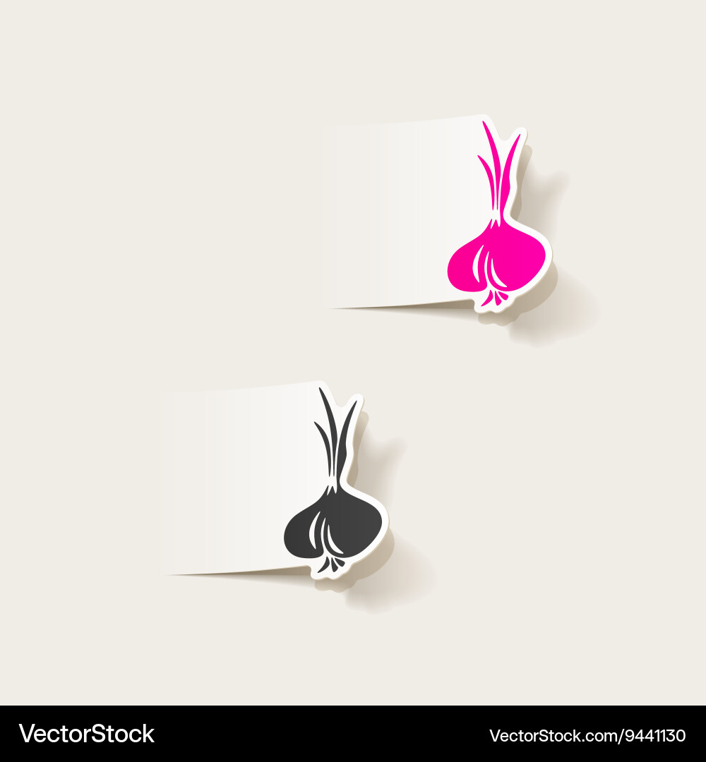 Realistic design element onion Vector Image
