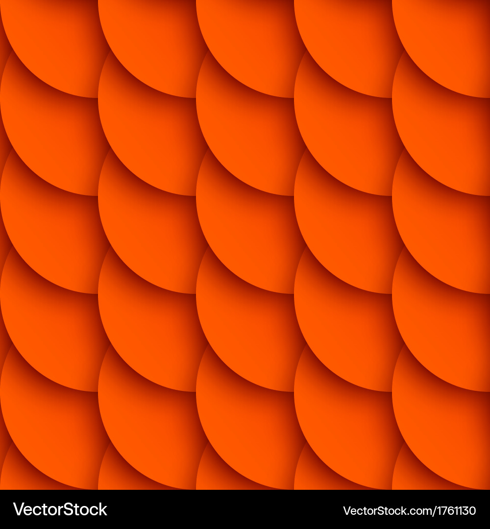 Red Circle Pattern with Shadows vector image