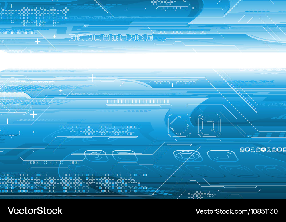 Tech abstraction vector image