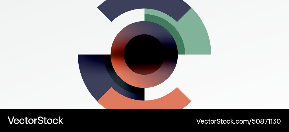 Trendy simple circle abstract background Trendy simple circle abstract background vector image