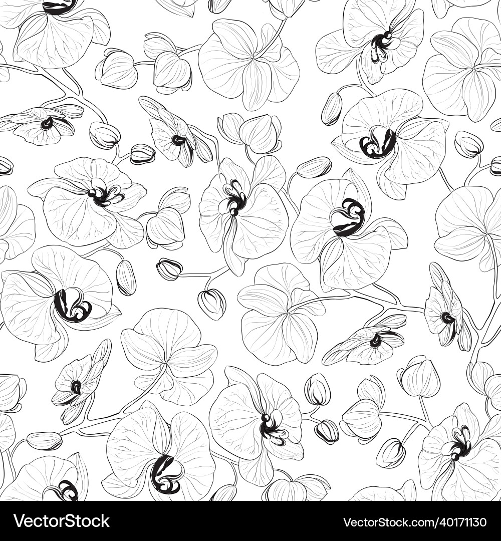 Tropical seamless pattern on white background Tropical seamless pattern on white background Vector Image