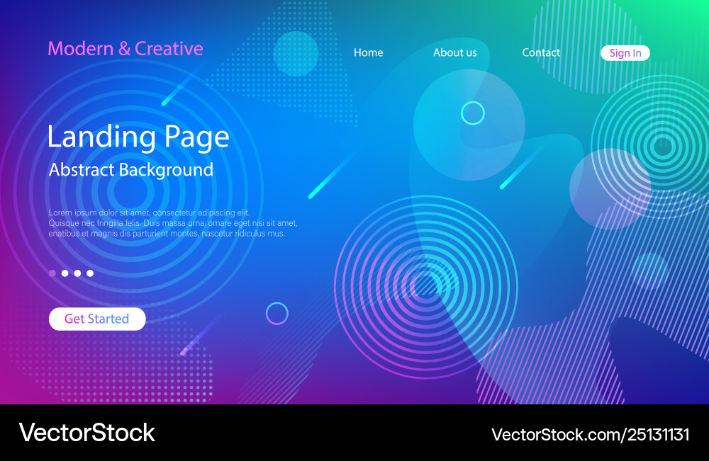 Abstract Tech Background vector image