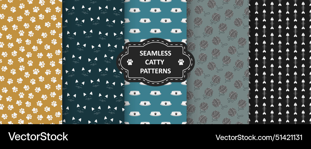 Collection of seamless color patterns Collection of seamless color patterns vector image