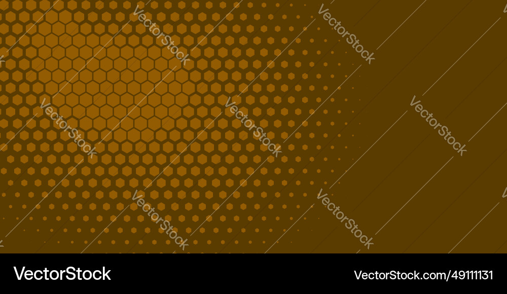 Geometric abstract hexagon two color background vector image