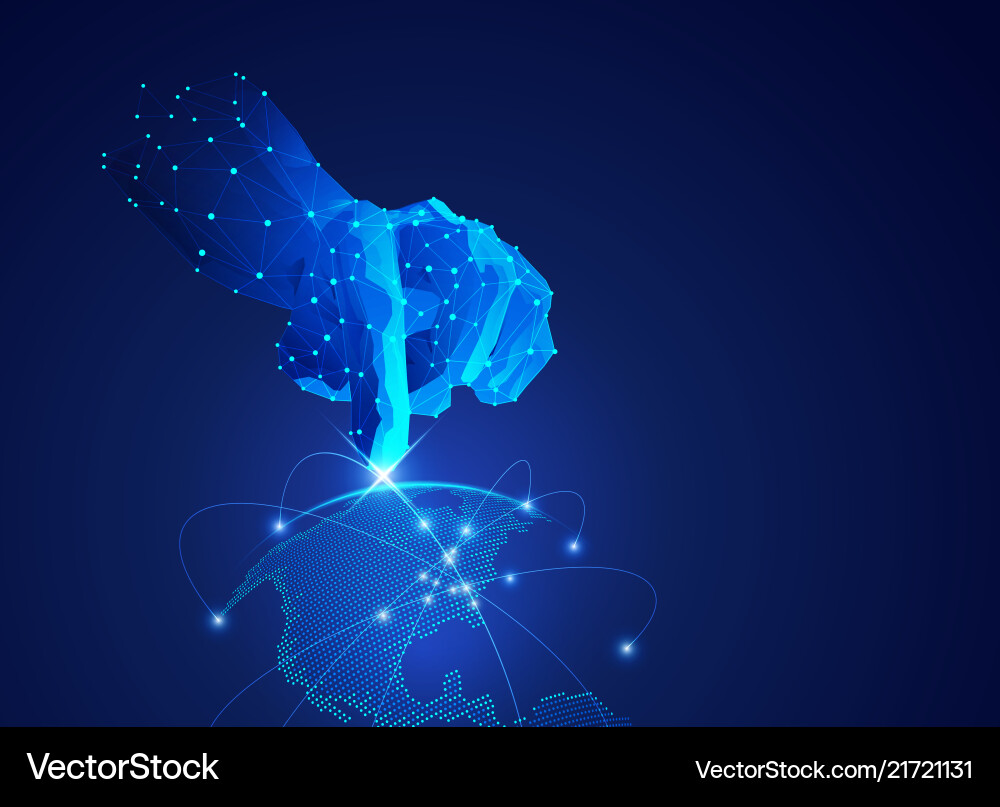 Global Network Connection vector image