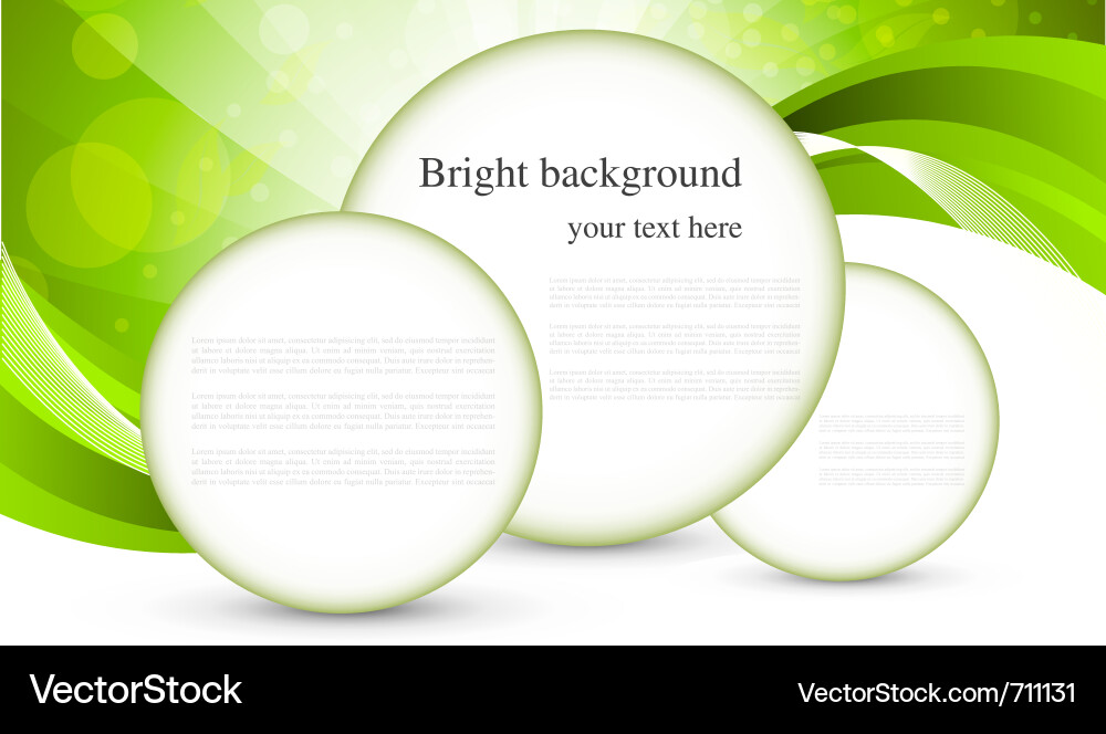 Gradient Green Circular Background vector image