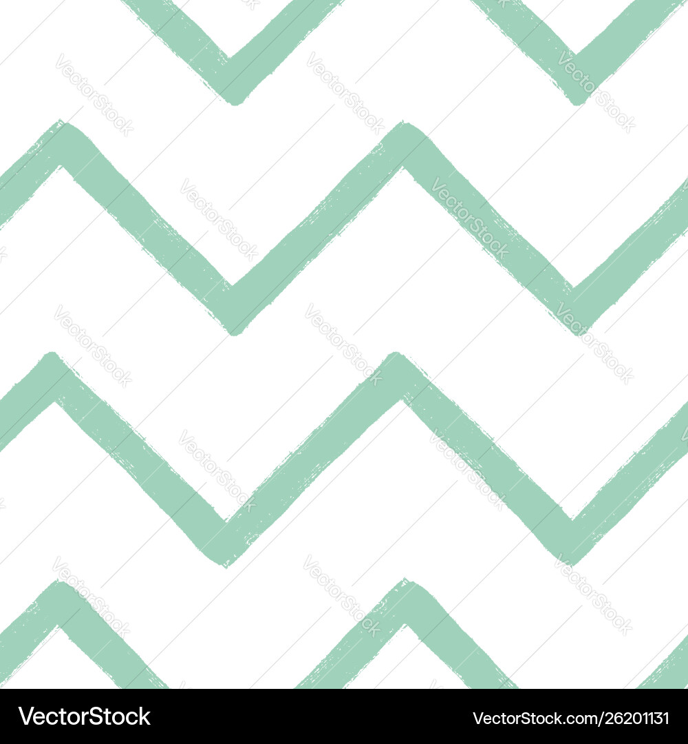 Hand drawn textured zig zag seamless pattern Hand drawn textured zig zag seamless pattern vector image