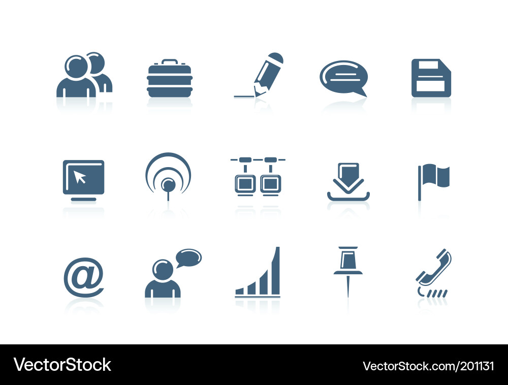 Internet & Web Icons Collection vector image