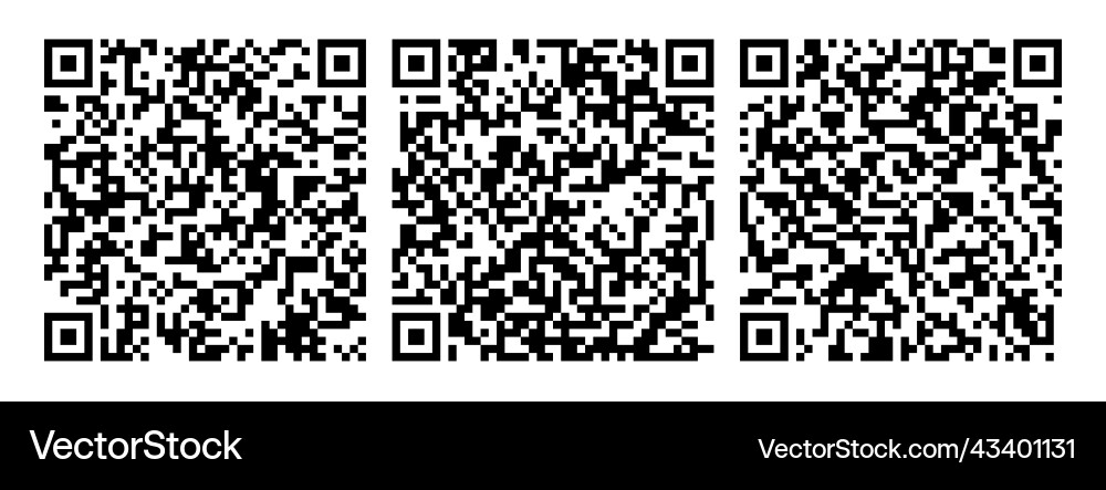 Qr code Vector Image