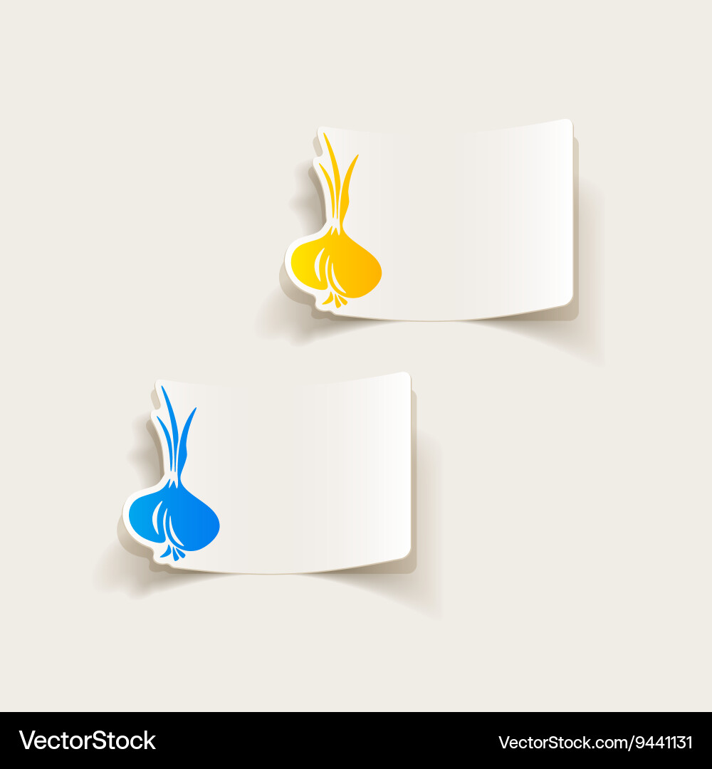 Realistic design element onion Vector Image