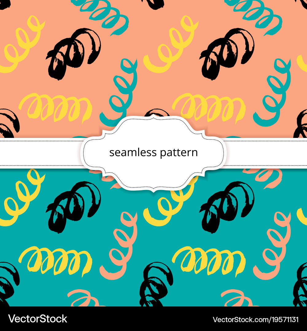 Seamless pattern abstract background vector image