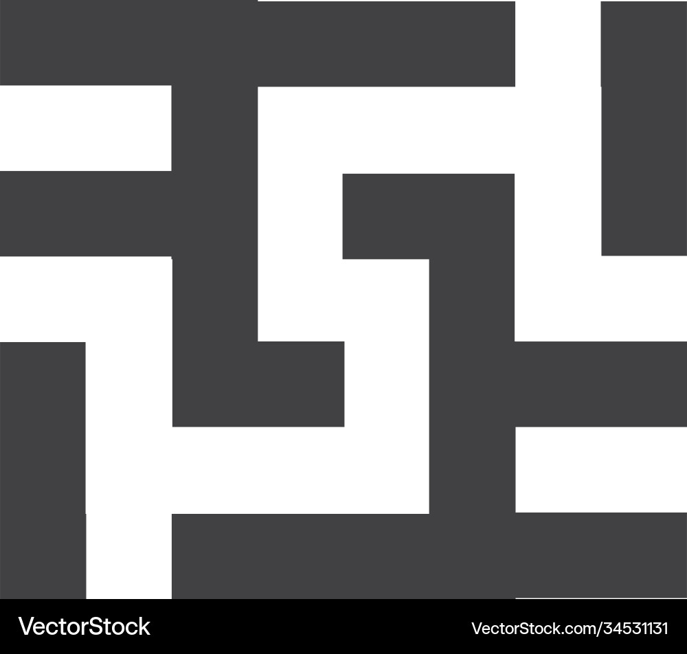 Square cube logo - block element abstract finance Square cube logo - block element abstract finance Vector Image