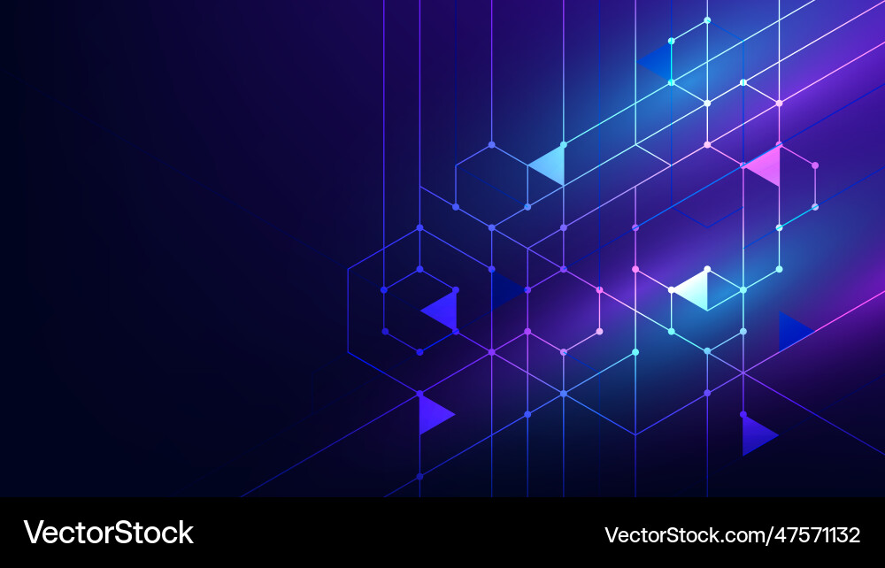 Background consisting of set hexagonal cells Background consisting of set hexagonal cells vector image