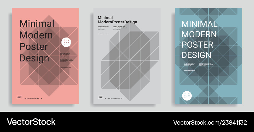 Geometric Abstract Backgrounds vector image