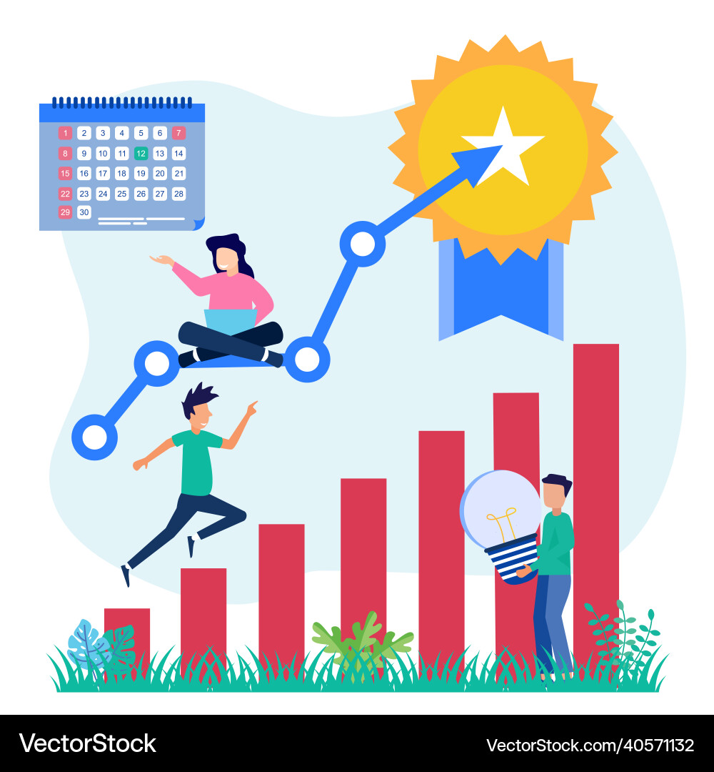 Graphic cartoon character of performance Vector Image