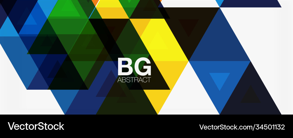 Mosaic triangle pattern abstract background Mosaic triangle pattern abstract background Vector Image