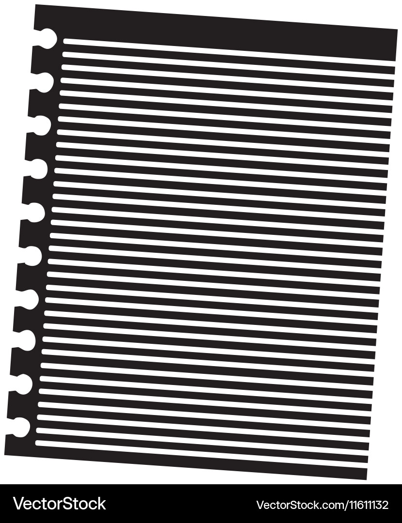 Notebook icon image vector image