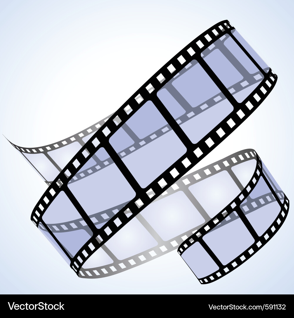 Vintage Film Strip vector image