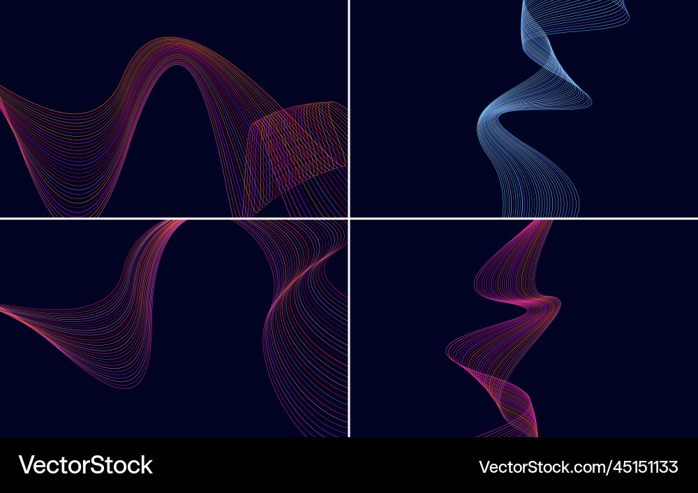 Wave curve abstract backgrounds for a unique Wave curve abstract backgrounds for a unique Vector Image