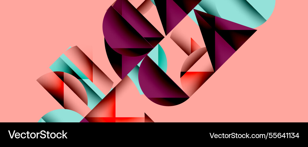 Abstract geometric background with layered Abstract geometric background with layered vector image