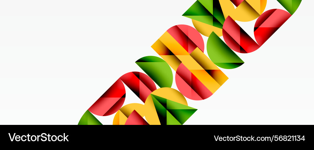 Abstract geometric shapes overlap creating Abstract geometric shapes overlap creating vector image