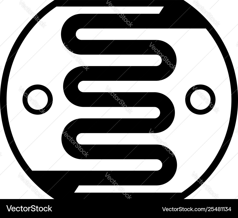 Photoresistor light-controlled variable resistor vector image