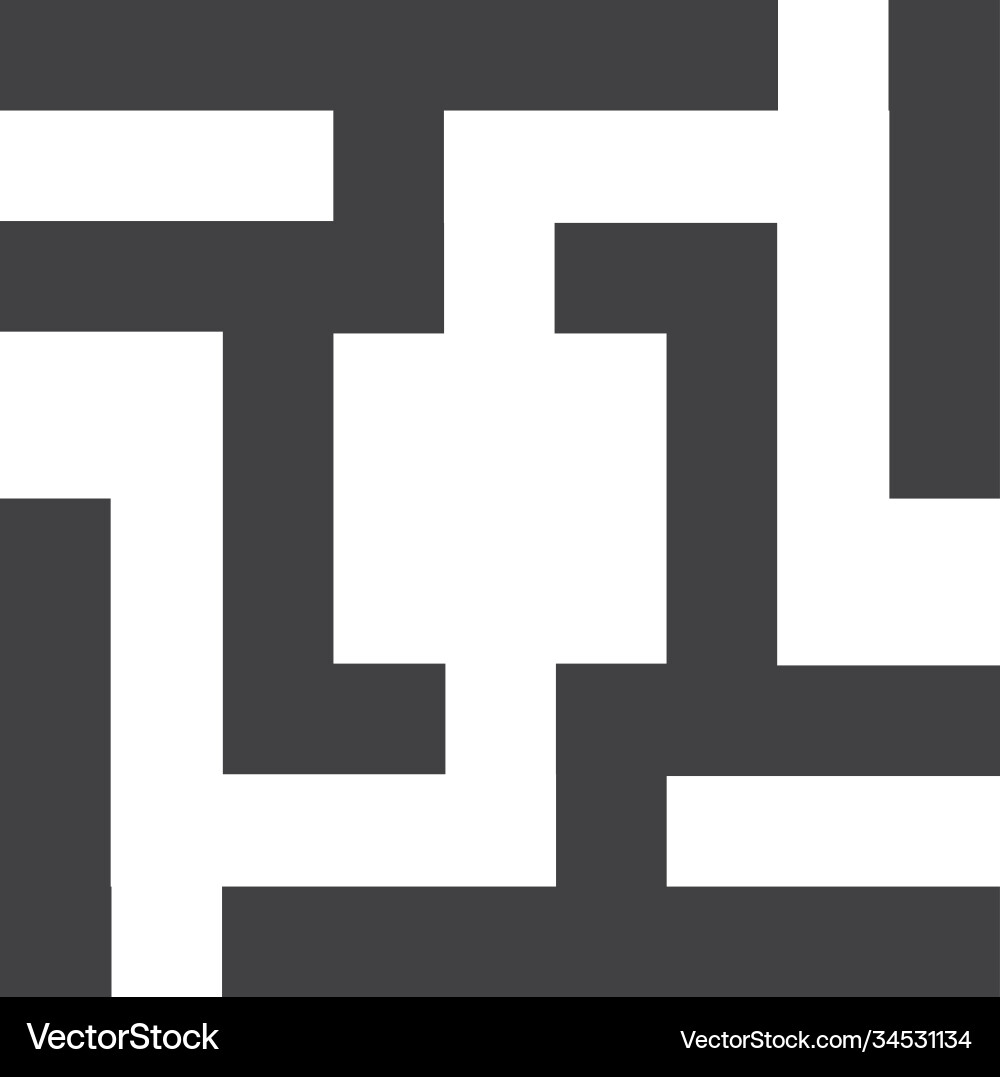 Square cube logo - block element abstract finance Square cube logo - block element abstract finance vector image