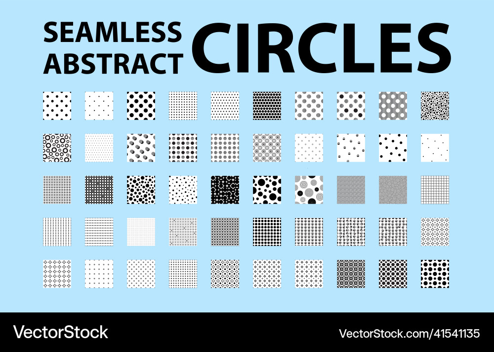 Big set of 50 seamless simple abstract patterns Big set of 50 seamless simple abstract patterns vector image