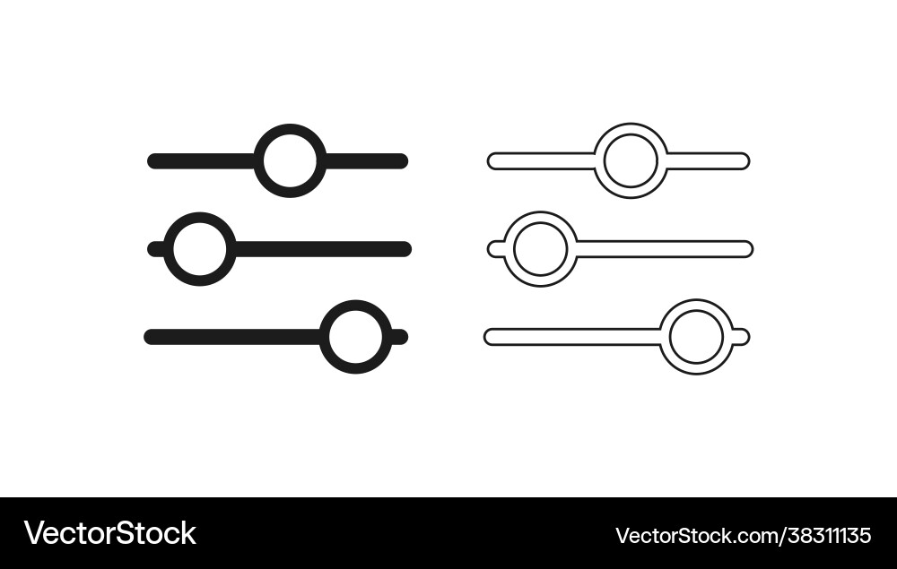 Configuration Setting Icon vector image