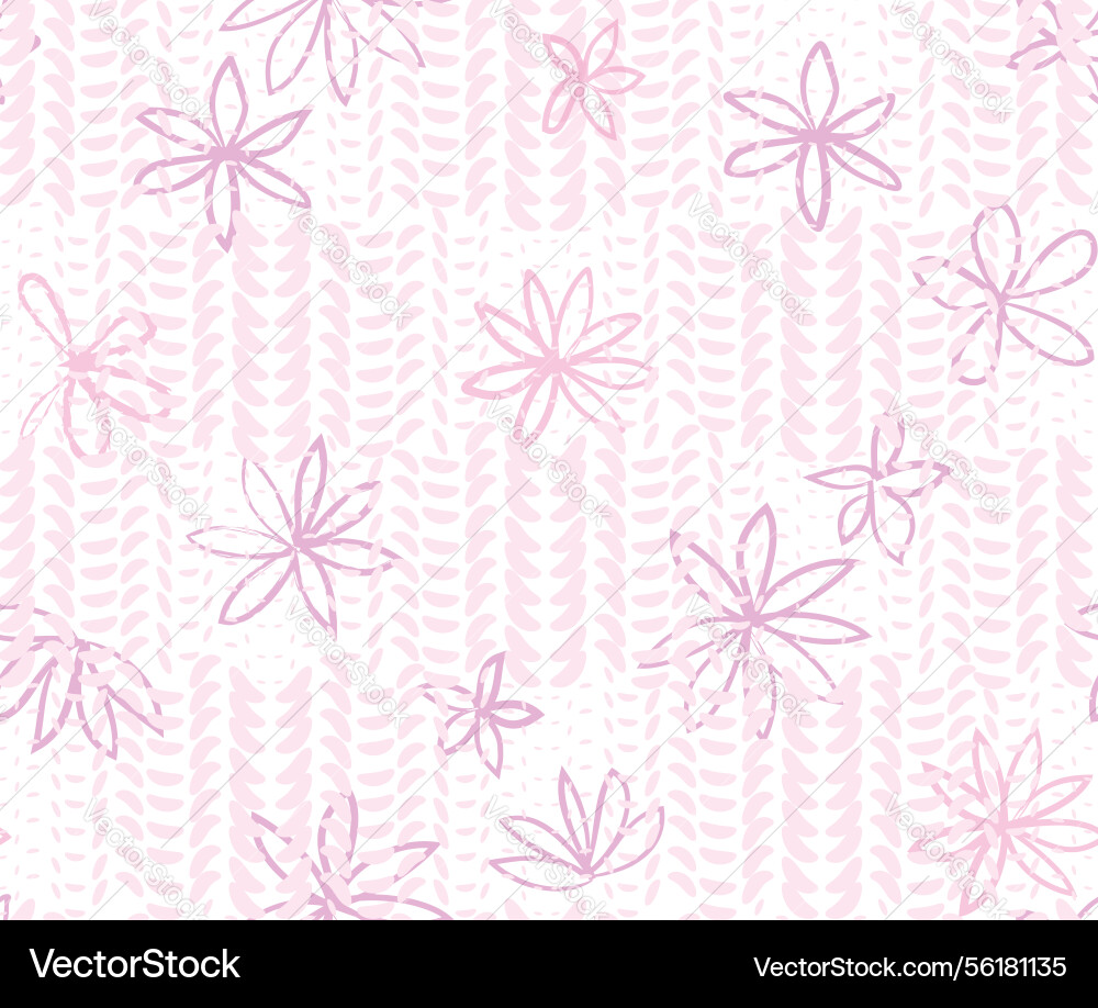 Dotted pattern texture drawing flowers background Dotted pattern texture drawing flowers background vector image