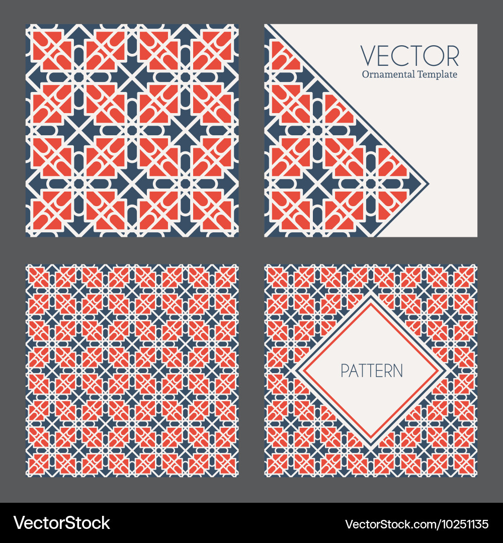 Geometric patterns Vector Image