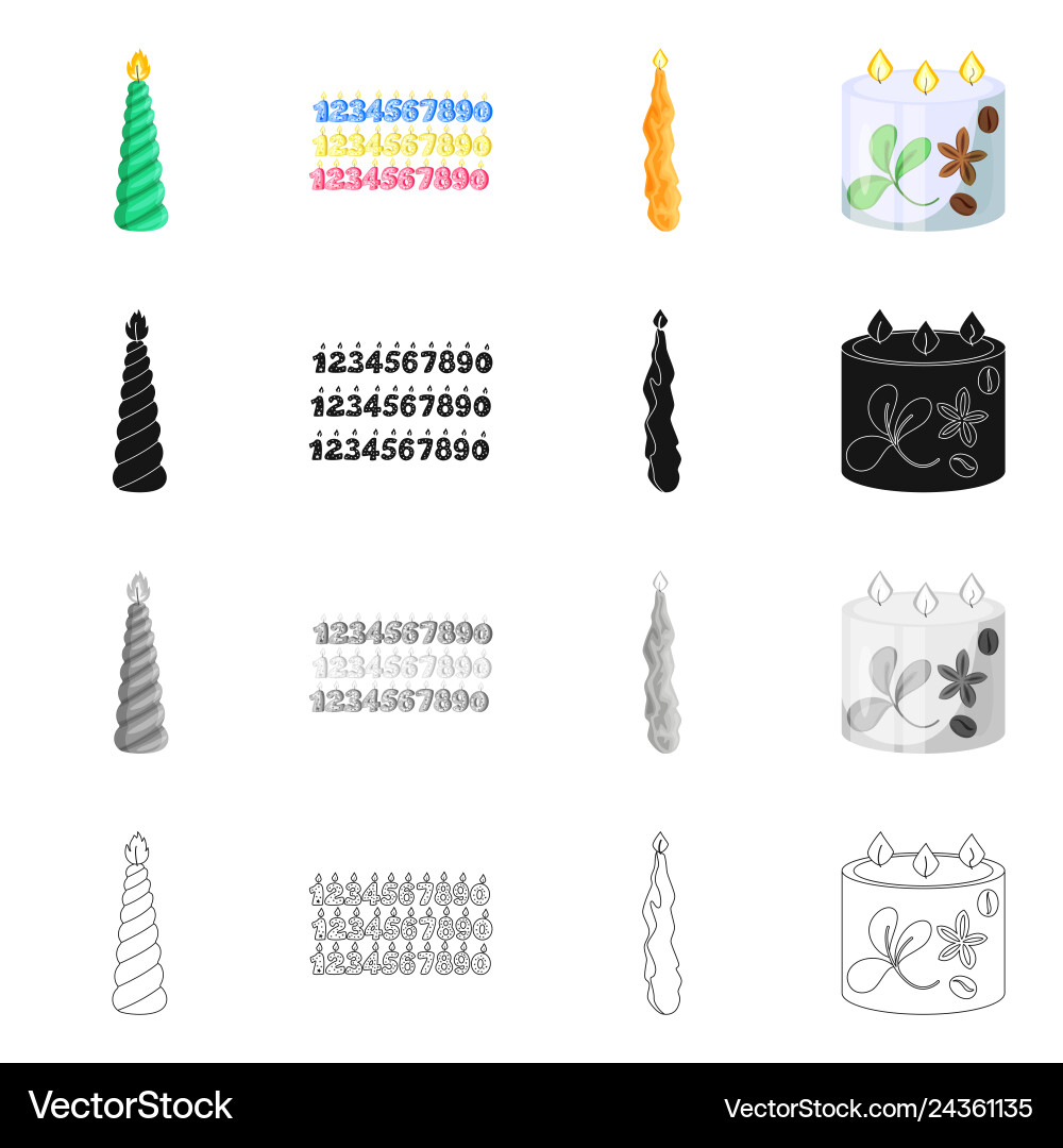 Isolated object of relaxation and flame symbol Isolated object of relaxation and flame symbol vector image