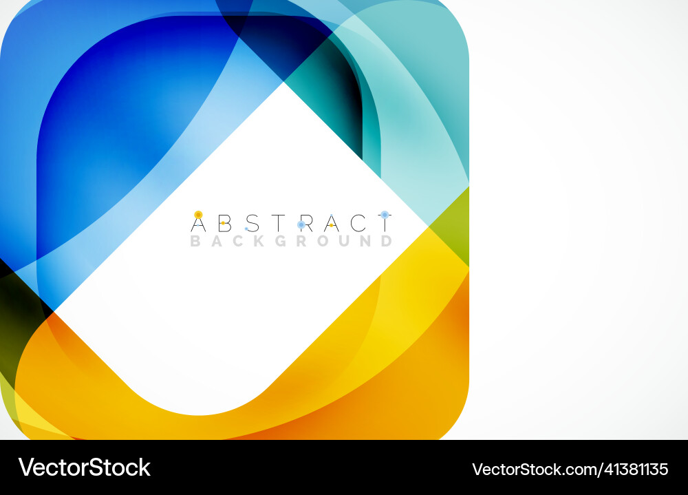 Minimal background abstract square shape vector image
