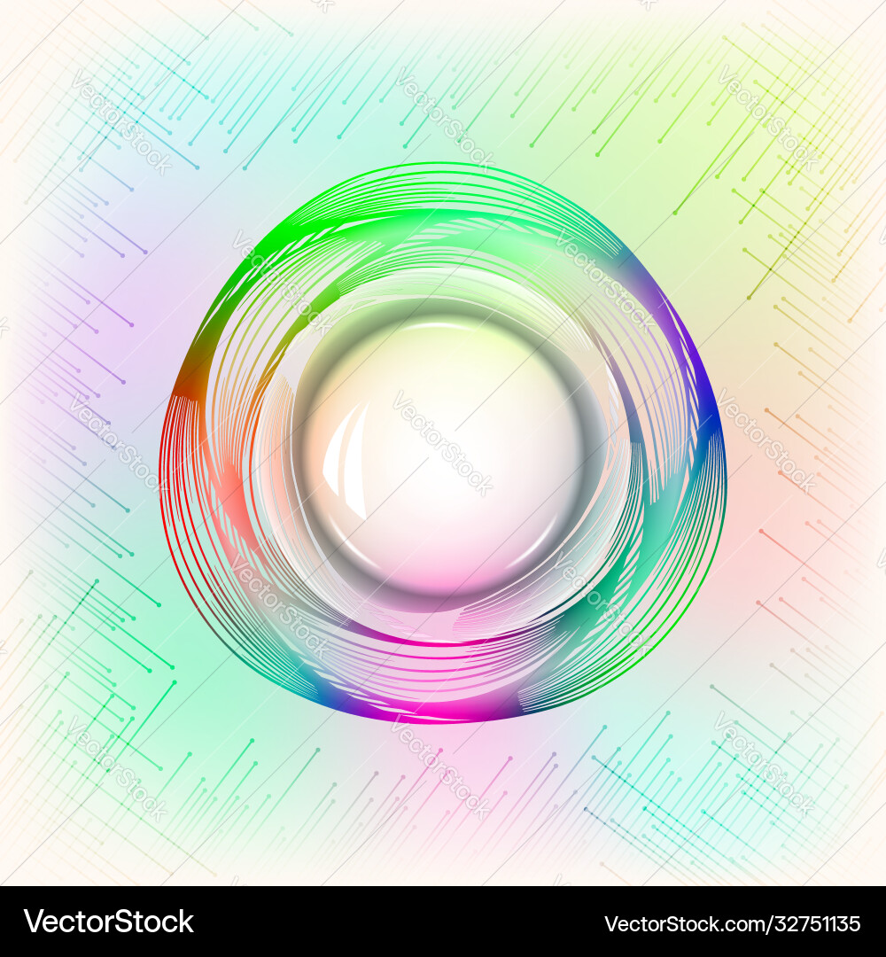Multicolored abstract triangular shape sign Multicolored abstract triangular shape sign vector image