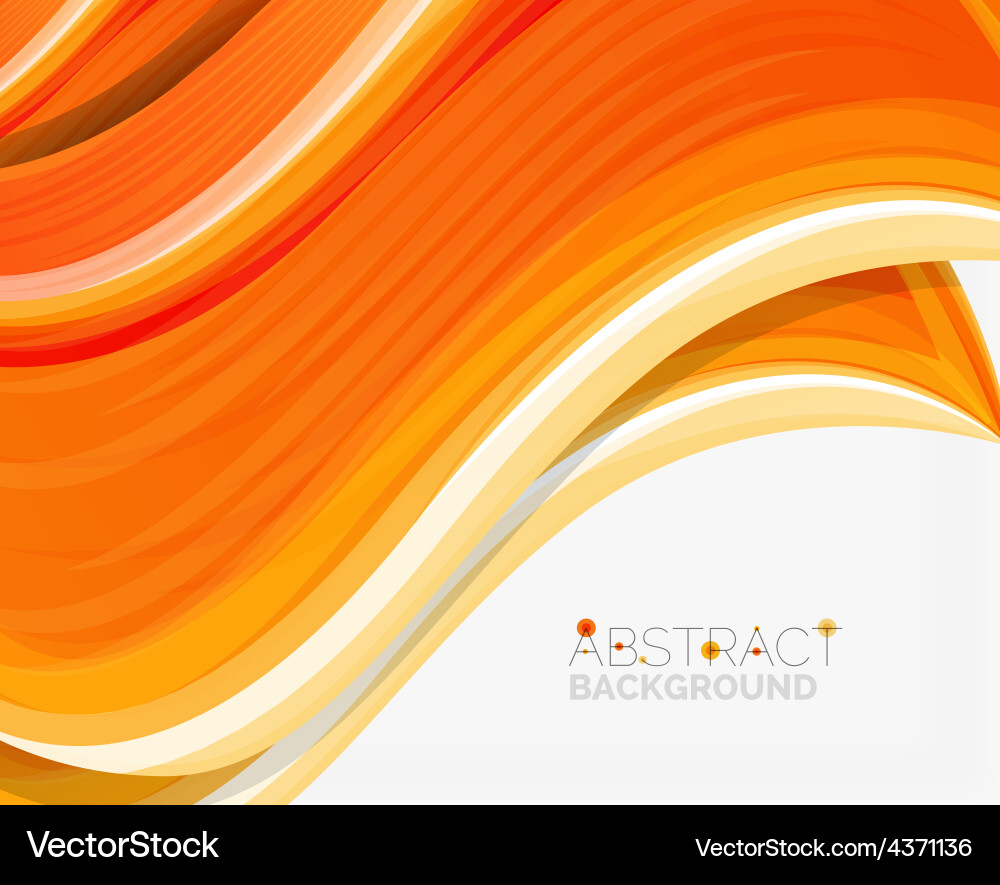 Abstract realistic solid wave background Vector Image