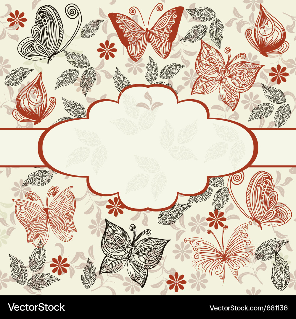 Floral background Vector Image