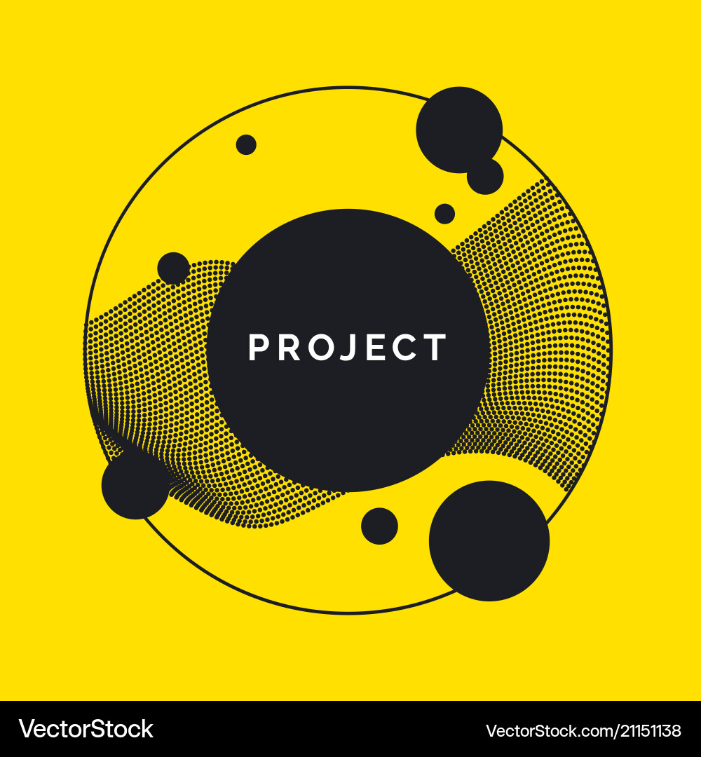 Abstract background with dynamic waves Vector Image