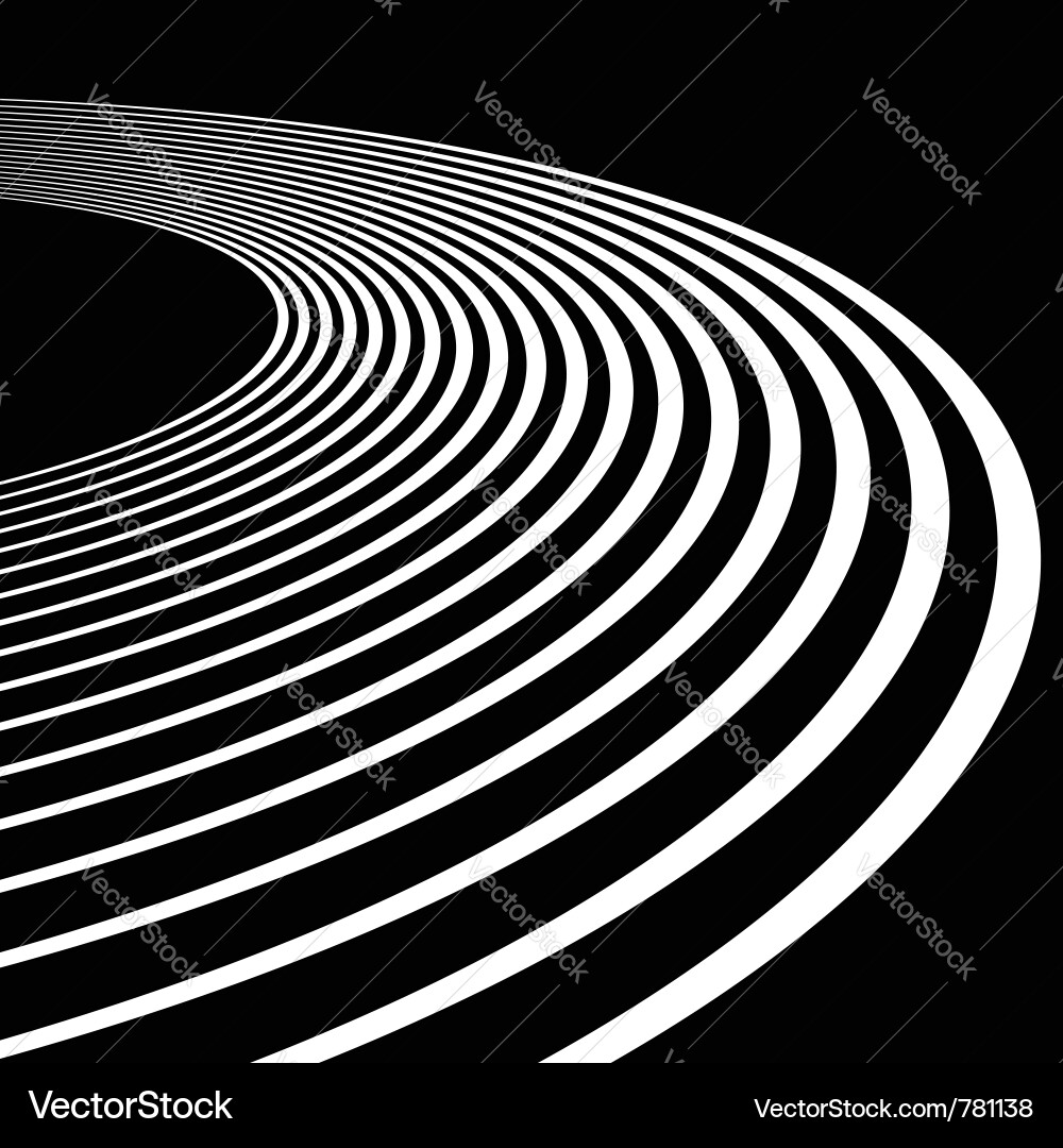 Dynamic Track Lines vector image