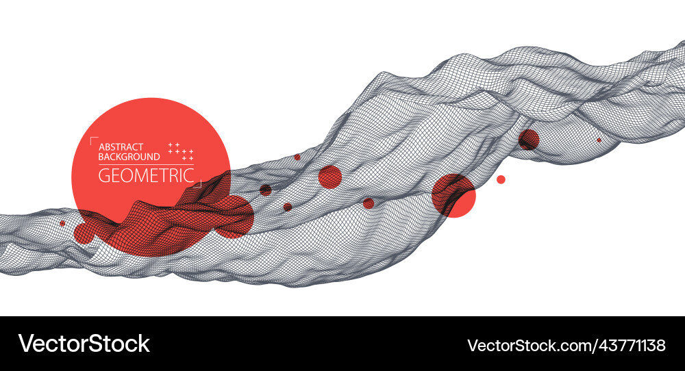 Fluid Abstract Wave Background Vector Image