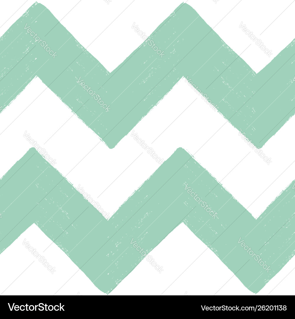 Hand drawn textured zig zag seamless pattern Hand drawn textured zig zag seamless pattern vector image