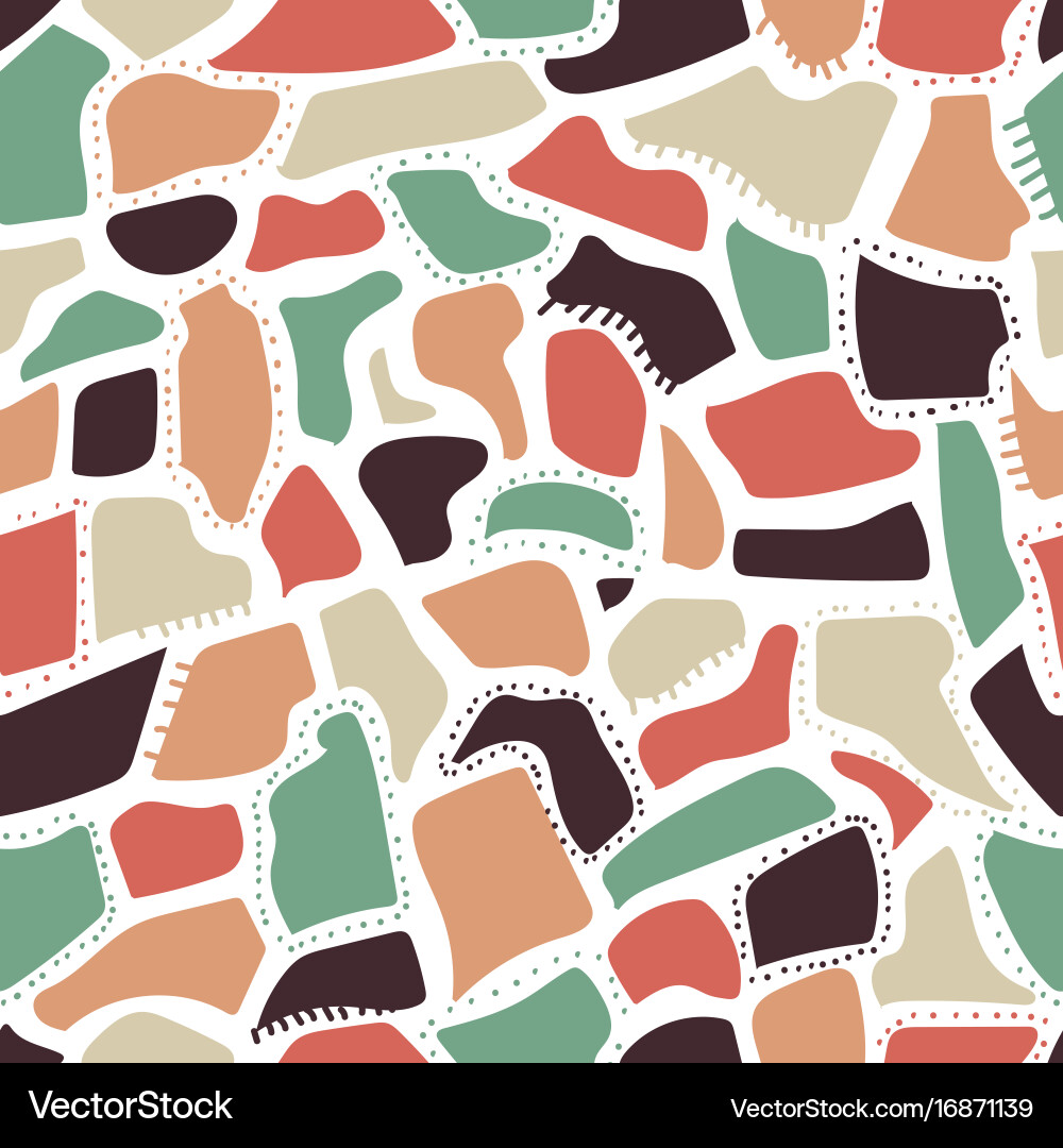 Abstract seamless pattern randomly disposed Vector Image