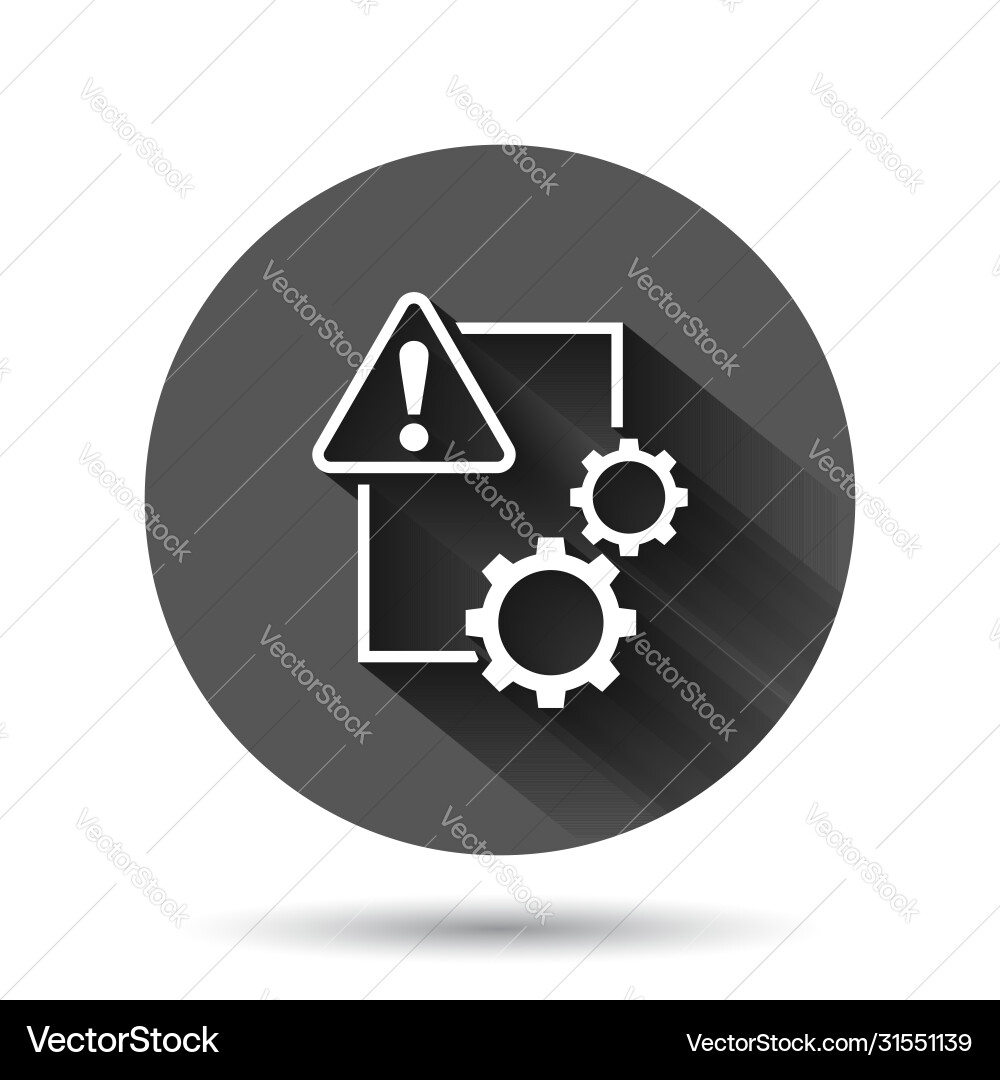 Dokumentfehler-Symbol im flachen Stil gebrochen Bericht Dokumentfehler-Symbol im flachen Stil gebrochen Bericht vektorbild