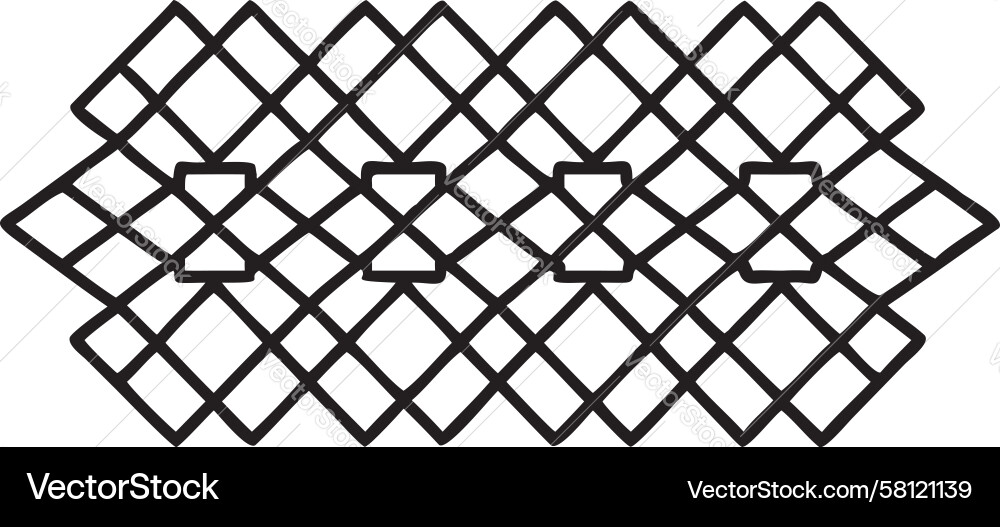 Dynamic Mesh Grid Pattern Vector Image