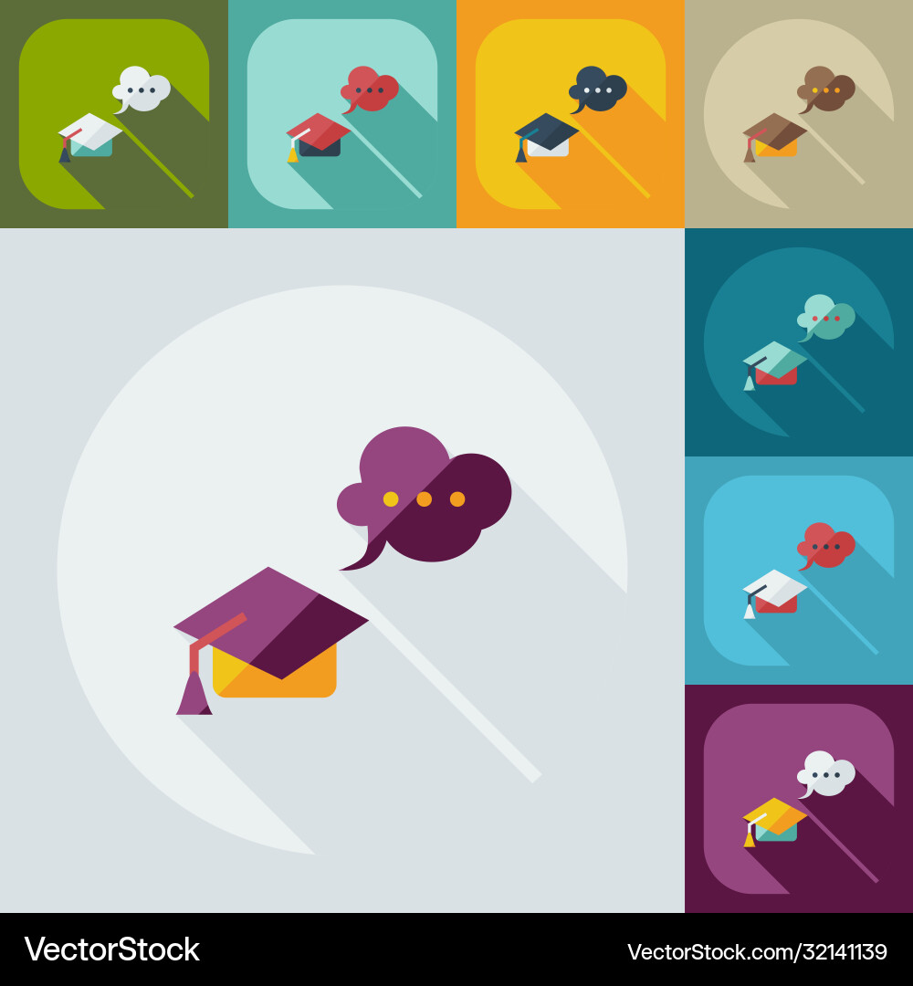 Flat modern design with shadow icons judge Flat modern design with shadow icons judge vector image
