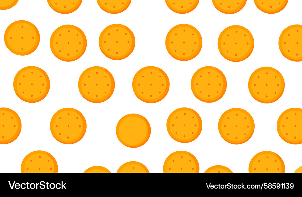 Golden Cracker Pattern - Seamless Grid Vector Image